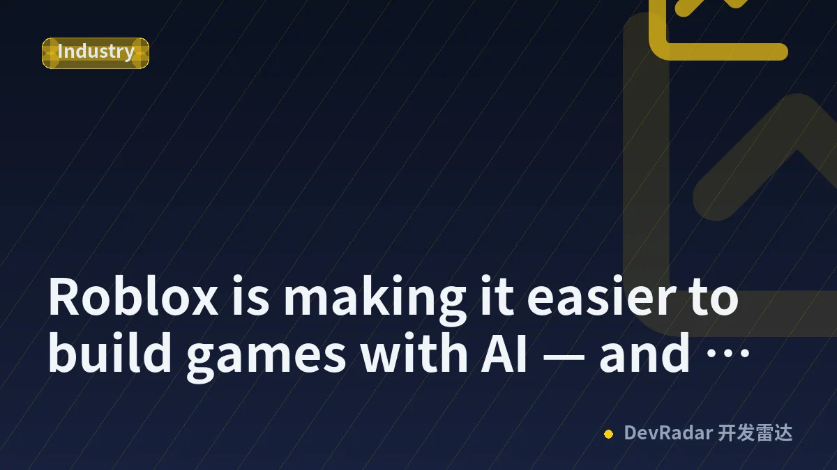 Roblox is making it easier to build games with AI — and play them outside Roblox