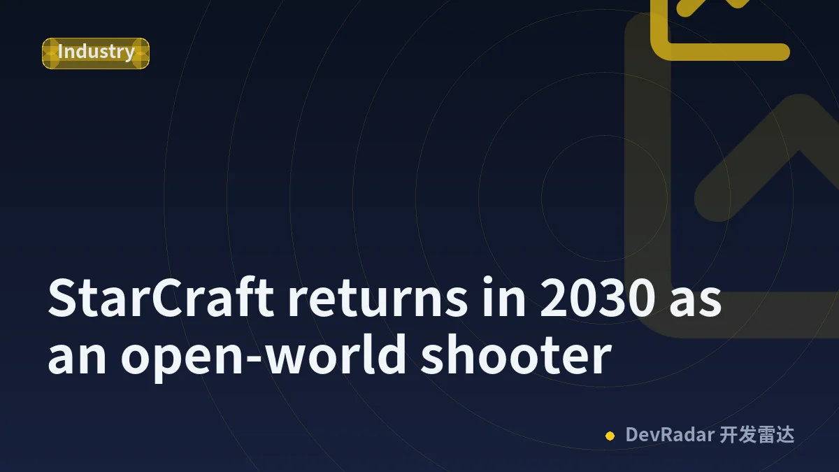 StarCraft returns in 2030 as an open-world shooter