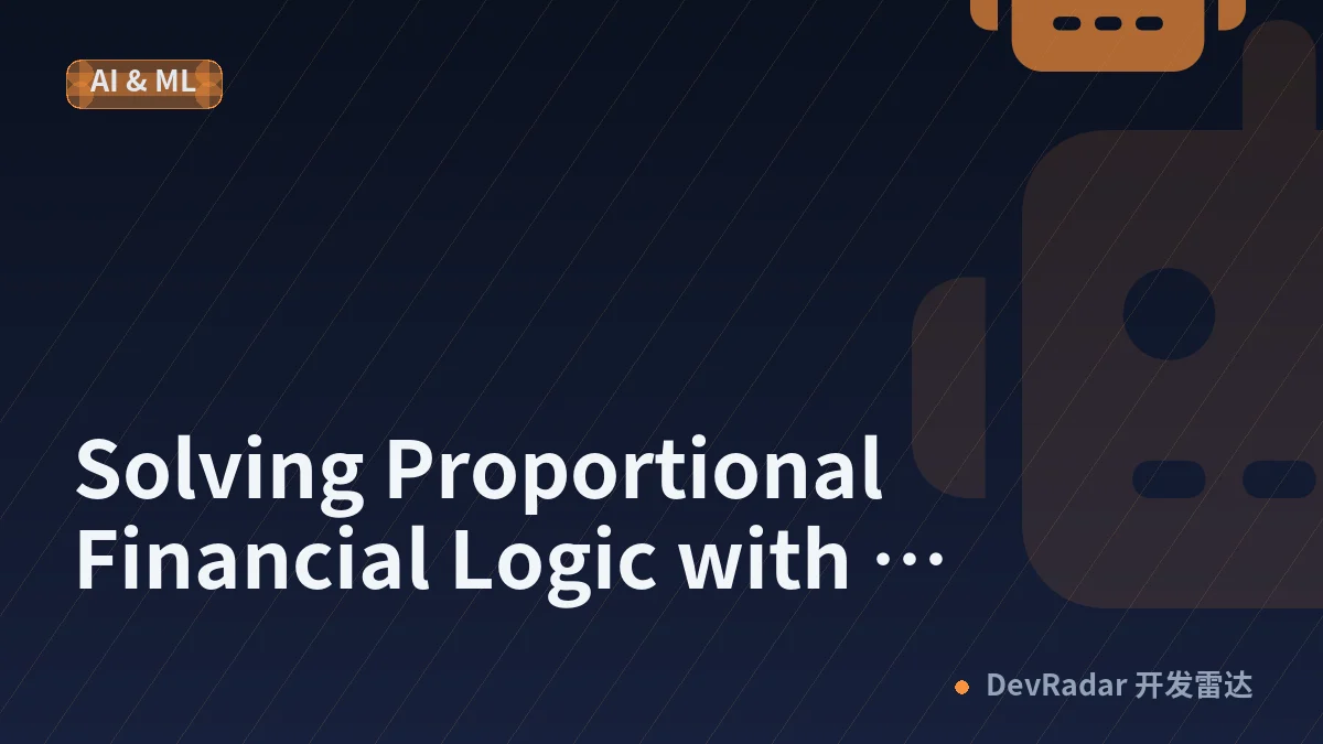 Solving Proportional Financial Logic with Deterministic MCP Tools