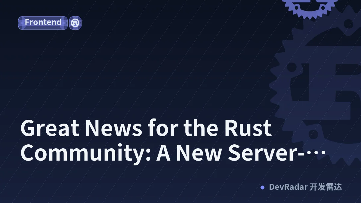 Great News for the Rust Community: A New Server-Driven UI Technology in Rust