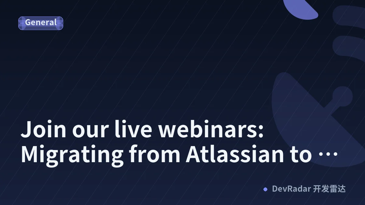 Join our live webinars: Migrating from Atlassian to YouTrack