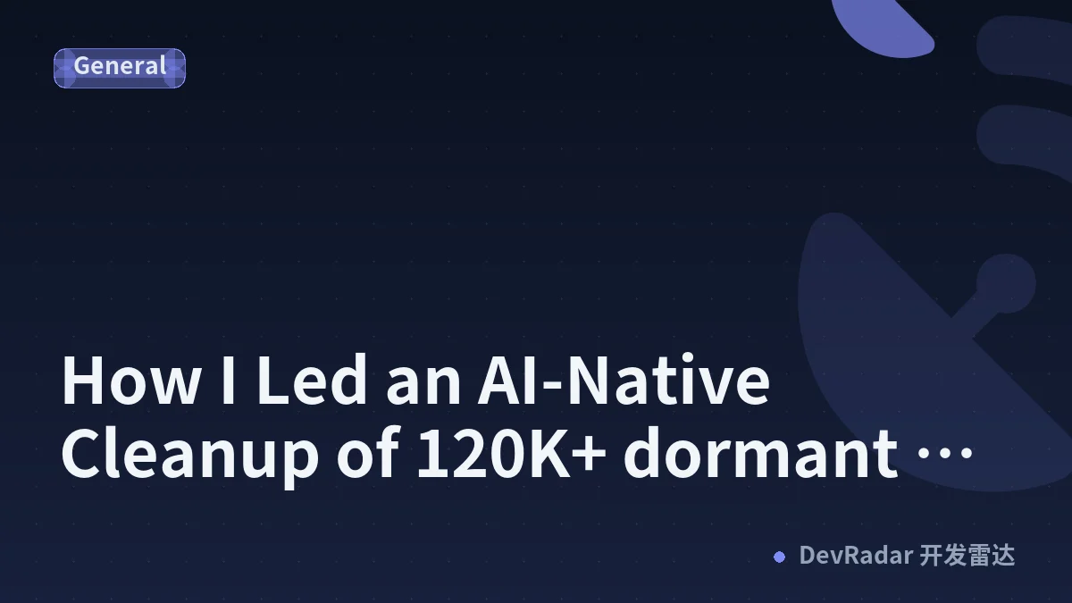 🧟🤖 How I Led an AI-Native Cleanup of 120K+ dormant SaaS Tenants &amp; Zero Customer Impact