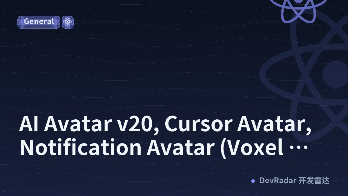 AI Avatar v20, Cursor Avatar, Notification Avatar (Voxel Avatar)🧊