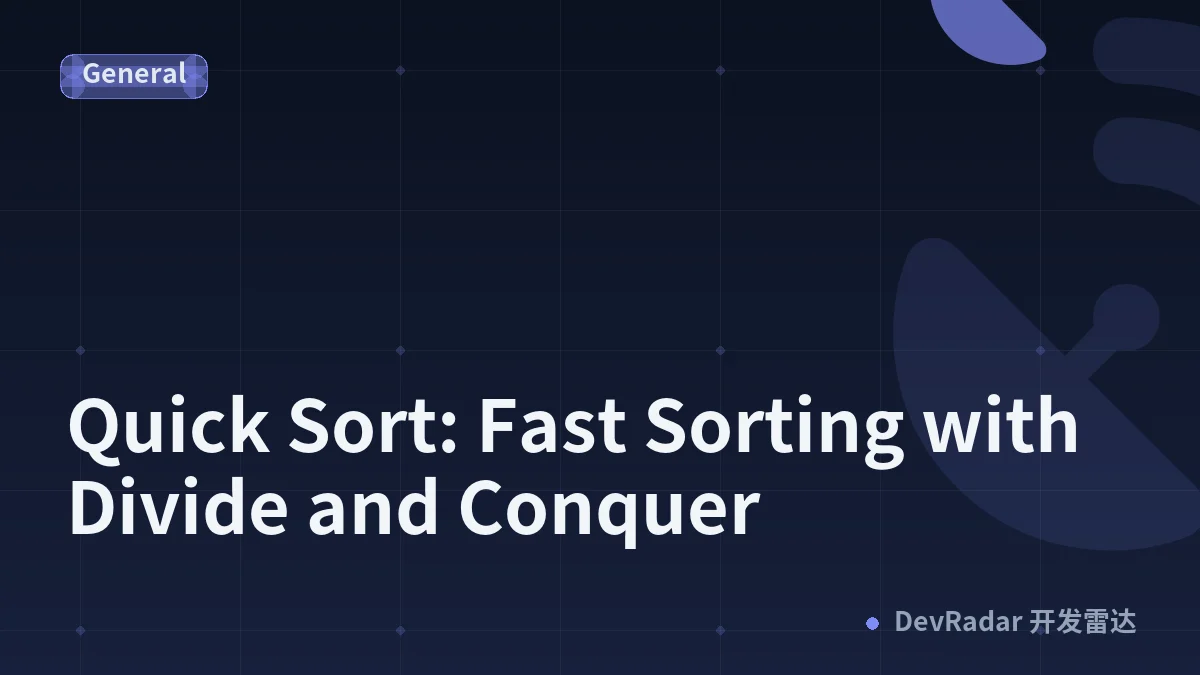 Quick Sort: Fast Sorting with Divide and Conquer