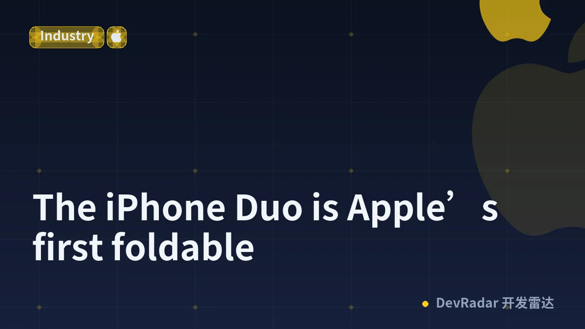 The iPhone Duo is Apple’s first foldable