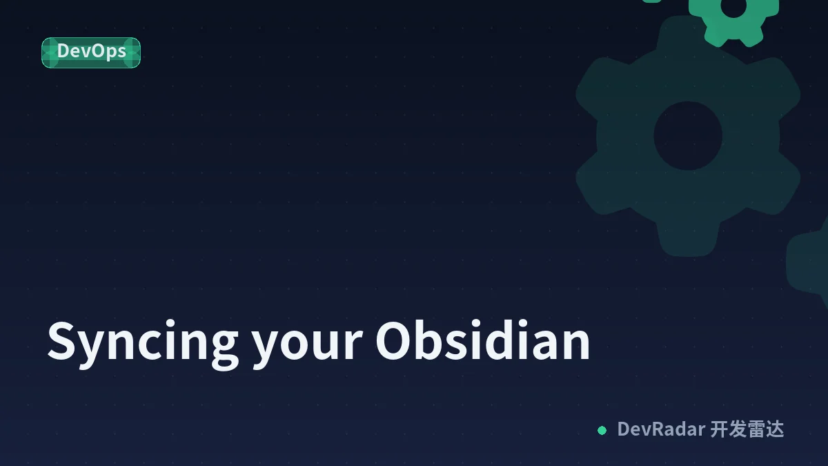 Syncing your Obsidian