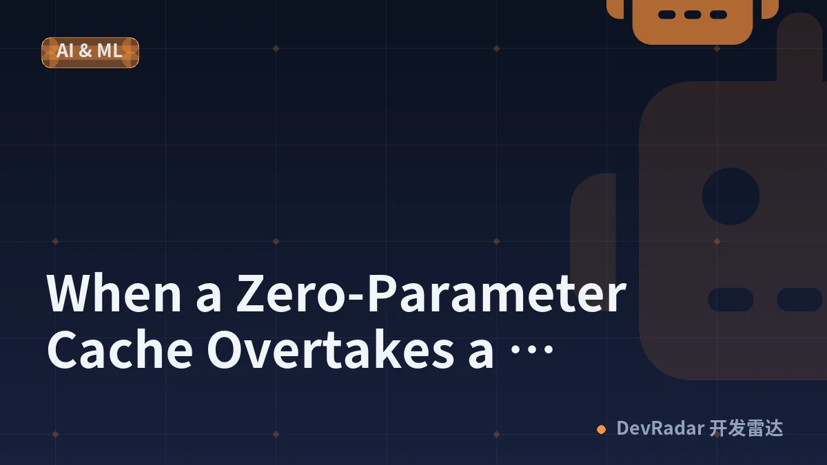 When a Zero-Parameter Cache Overtakes a Transformer