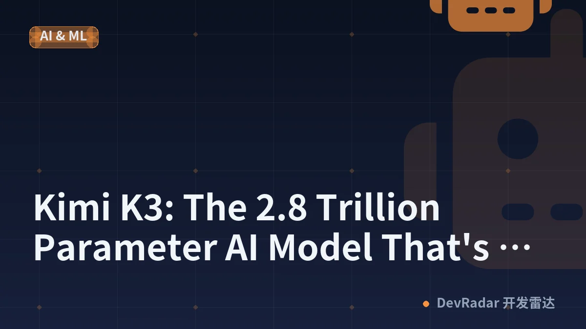 Kimi K3: The 2.8 Trillion Parameter AI Model That's Changing Everything