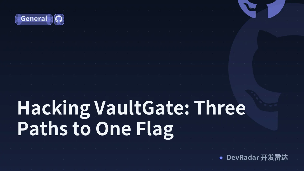 Hacking VaultGate: Three Paths to One Flag