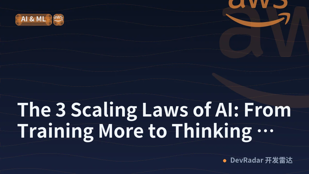 The 3 Scaling Laws of AI: From Training More to Thinking More