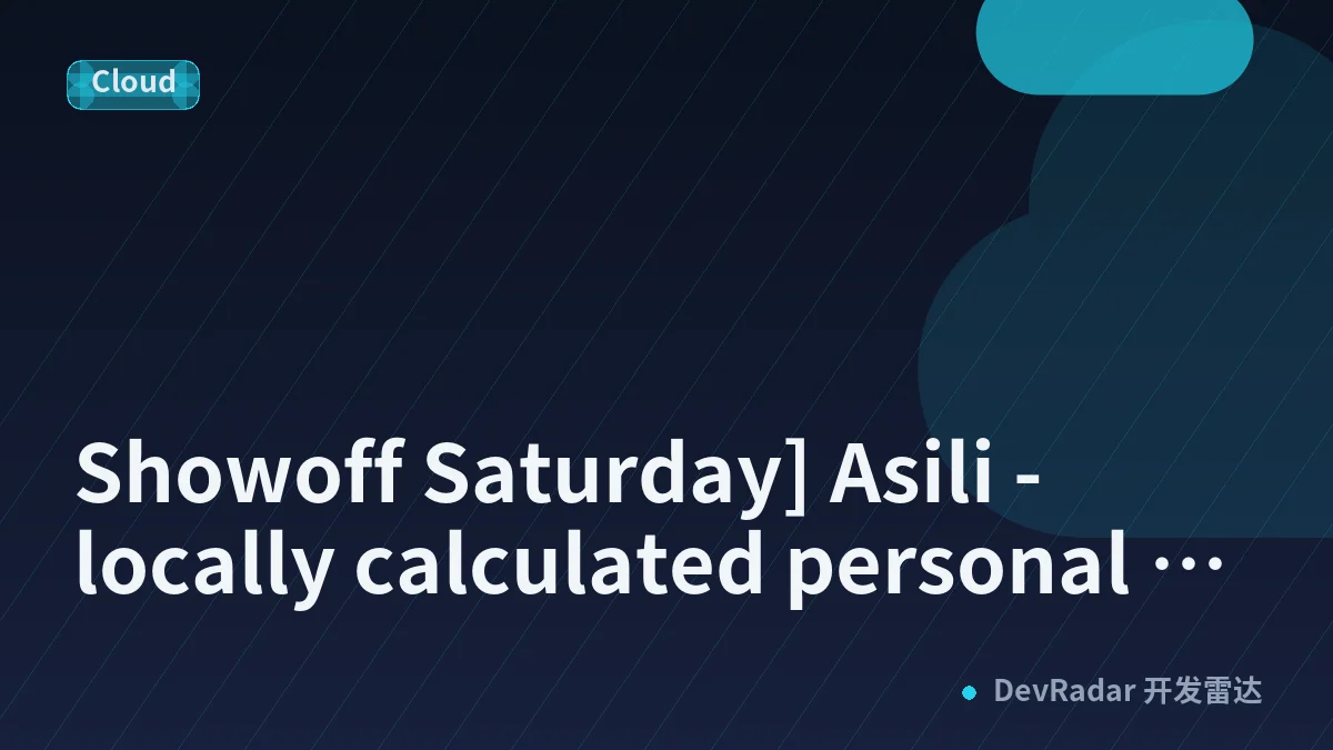 [Showoff Saturday] Asili - locally calculated personal DNA trait scorer and gene explorer