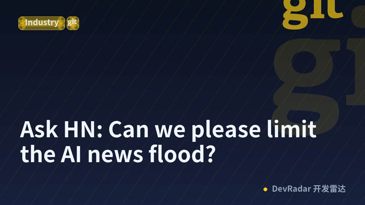 Ask HN: Can we please limit the AI news flood?