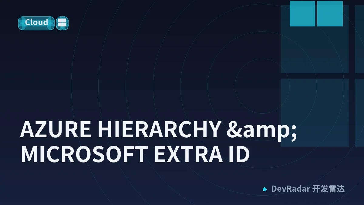 AZURE HIERARCHY &amp; MICROSOFT EXTRA ID