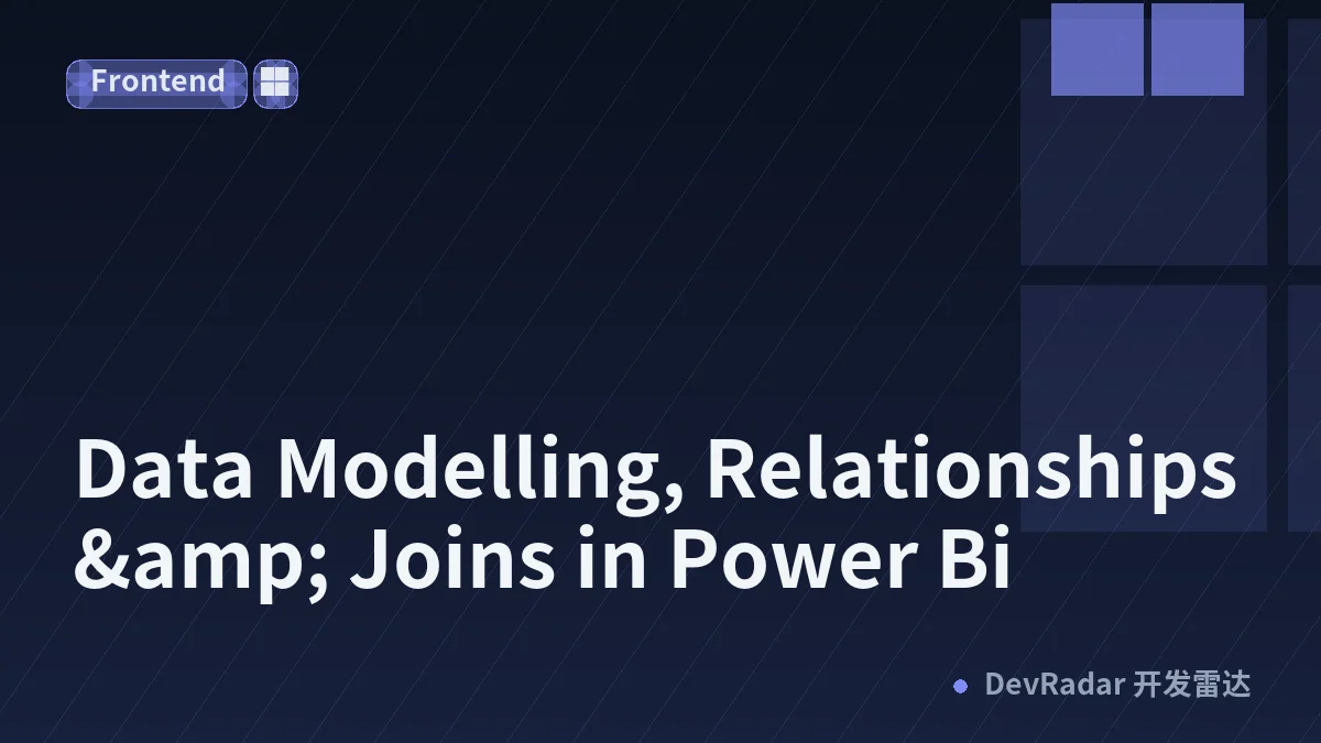 Data Modelling, Relationships &amp; Joins in Power Bi