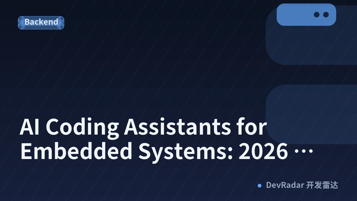 AI Coding Assistants for Embedded Systems: 2026 Guide
