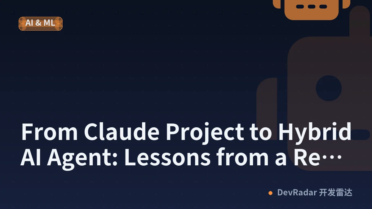 From Claude Project to Hybrid AI Agent: Lessons from a Real-World Content Workflow