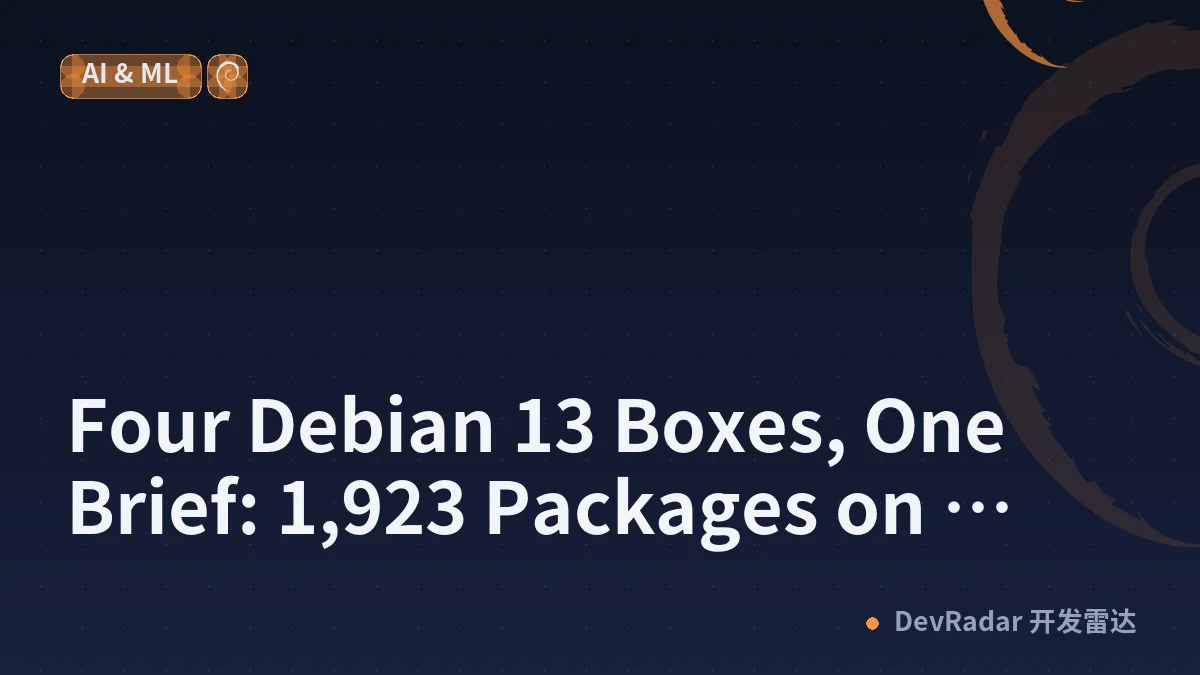 Four Debian 13 Boxes, One Brief: 1,923 Packages on Metal, 328 in the Cloud