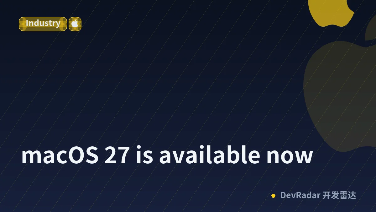 macOS 27 is available now