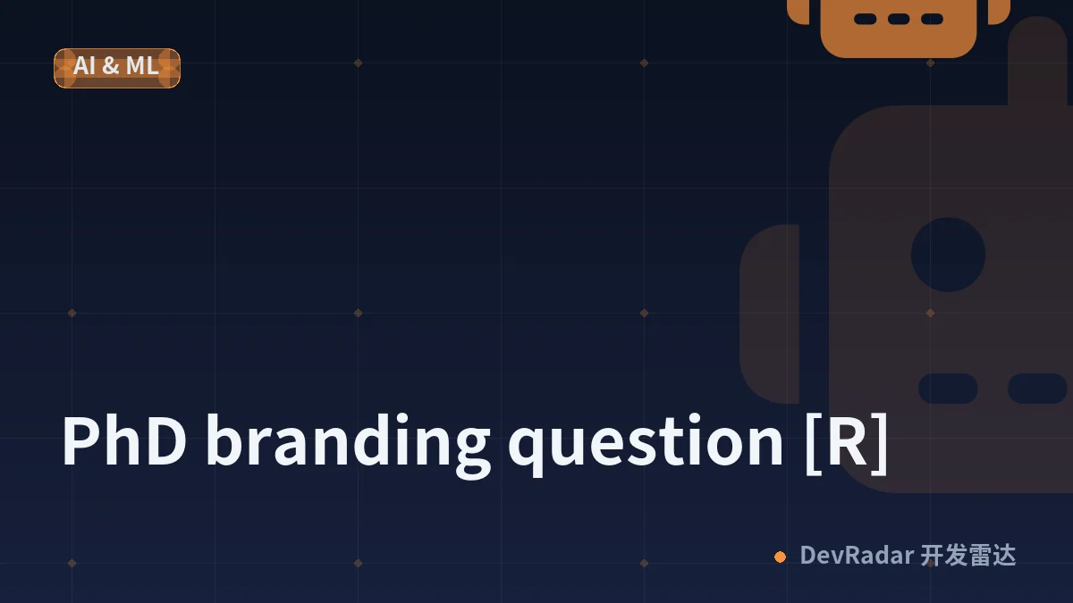 PhD branding question [R]