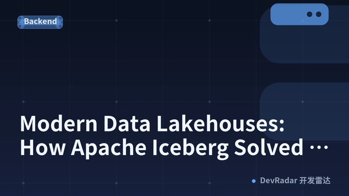 Modern Data Lakehouses: How Apache Iceberg Solved the Pitfalls of Hive Metastore